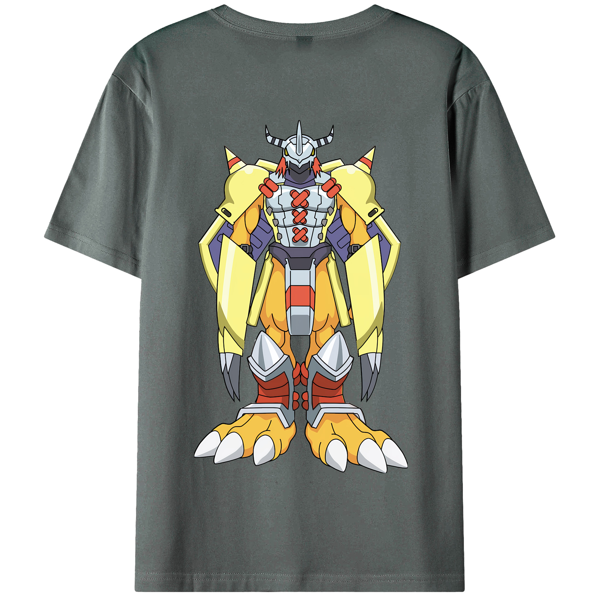 （画像用） Digimon デジタルモンスター/デジモン 綿100％半袖Tシャツ（背面プリント）